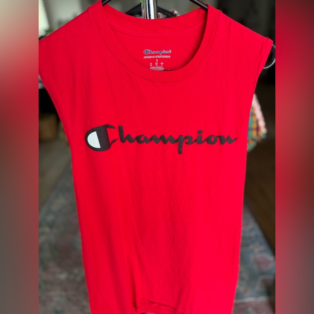 Champion Red Tank Top